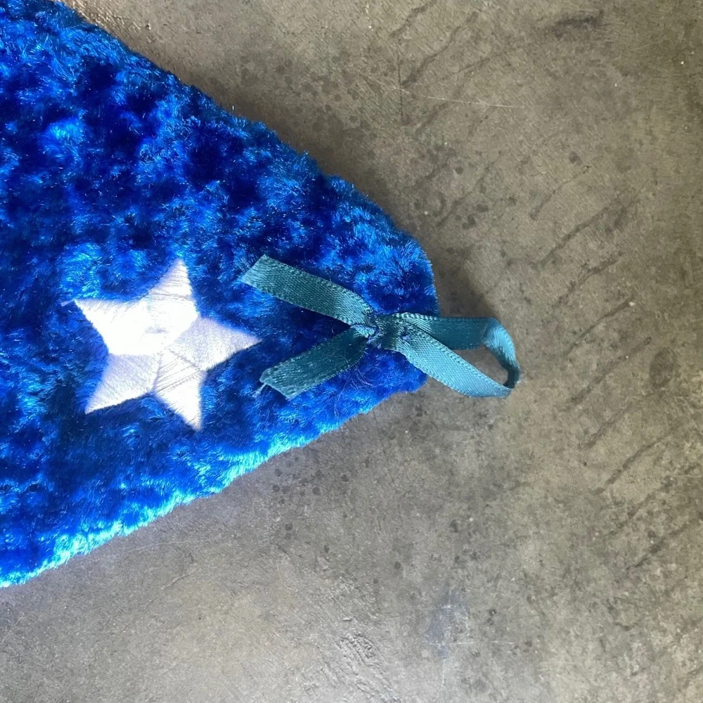 Disney Parks Sorcerer Mickey Mouse Fantasia Wizard Hat Plush Ears Blue Vintage